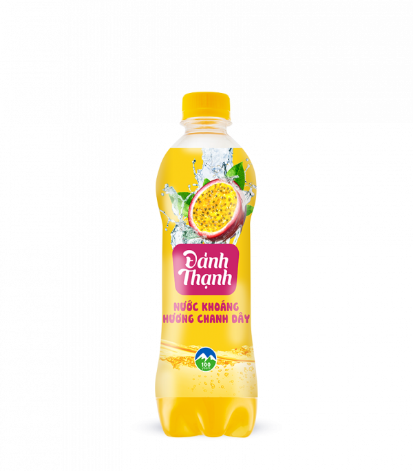 Danh Thanh Passion Fruit Flavored Sparkling Mineral Water 430 ml