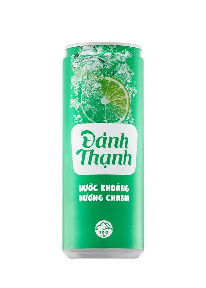 Danh Thanh Carbonated Natural Mineral Water - Lime Flavored 330ml