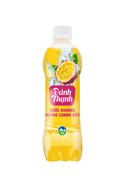 Danh Thanh Carbonated Natural Mineral Water -  Passion Fruit Flavored 430 ml