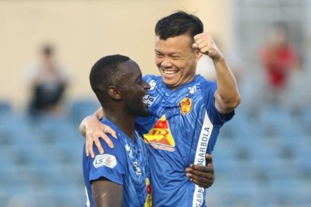 Đảnh Thạnh Vikoda chung vui cùng chiến thắng của CLB Quảng Nam Vòng 3 V-League 2020